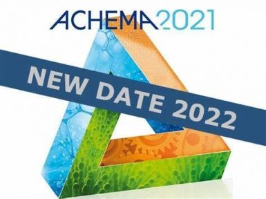ACHEMA POSTPONED TO APRIL 4-8 2022